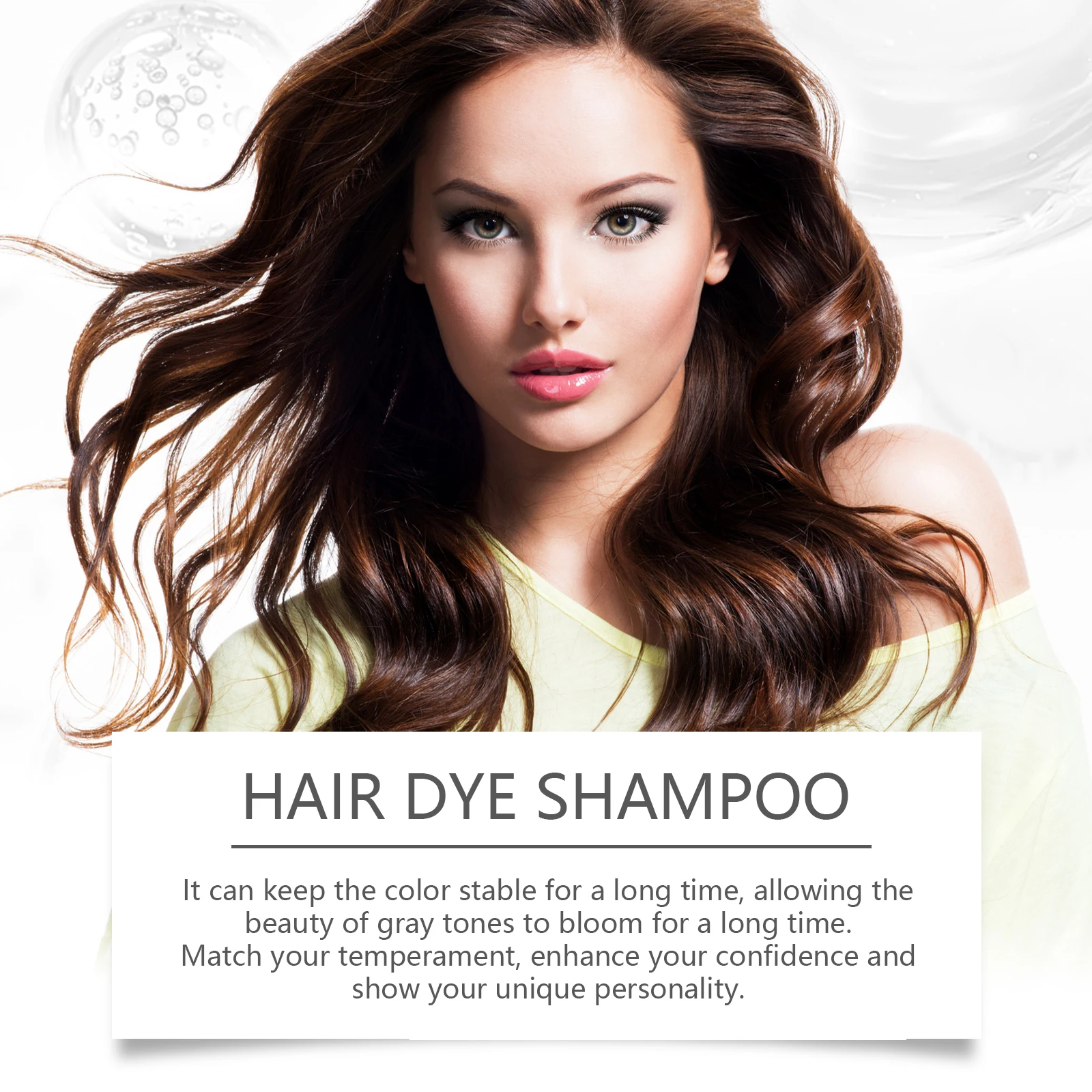 Black Hair Dye Shampoo Rapid Hair Dyeing Repair Dry Reduce Breakage Split Ends Oil Control Nourishing Hair Root Coloring Shampoo 4