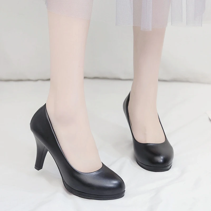 chaussure à talon blanche