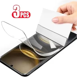 Premium Hydrogel Screen Protector - 3 Pack for Hydrogel Film (Vivo Y72 5G)