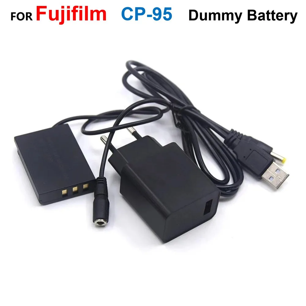 Cp-95 Dc Accoppiatore Np-95 Batteria Falsa + Cavo Usb + Adattatore Caricabatterie Qc3.0 Per Fujifilm Finepix F30 F31Fd X100S X100T X-S1 W1 X30 X70