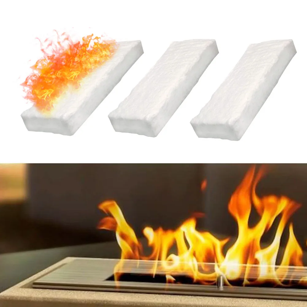 Ceramic Fiber Blanket Ceramic Sponge For Bioethanol Fireplace Resistant Insulation Cotton Firplace Firebox Stove Heating 3pcs