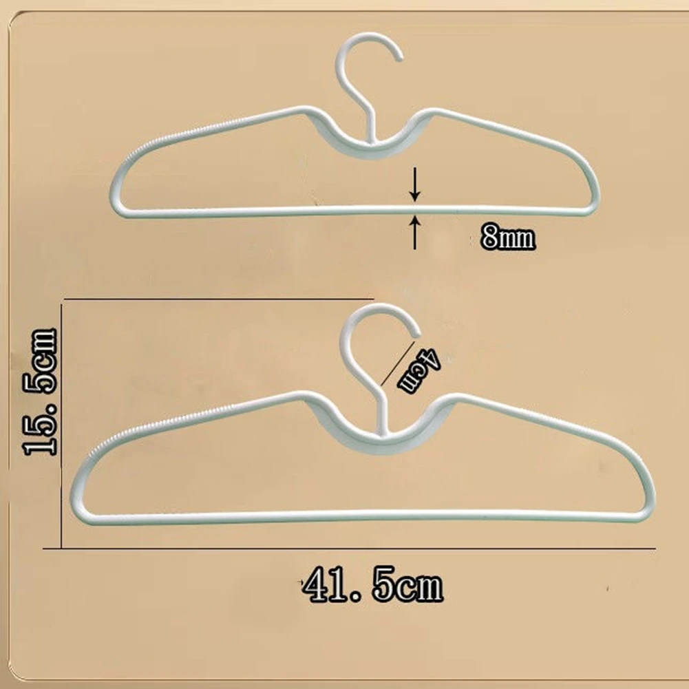 10pcs Short Neck Hangers Space-saving For Clothing Shirts Blouses Dresses Jackets Anti-Slip Plastic Clothes Hangers Tools clothes hanger storage hanger