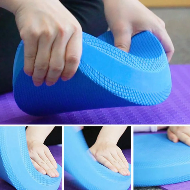 Description Picture 5 of item35*40cm TPE Yoga Mat Soft Balance Pad Waterproof Cushion Trainer Gym Pilates Block Fitness Knee Pad 5cm Thickened Balance Board