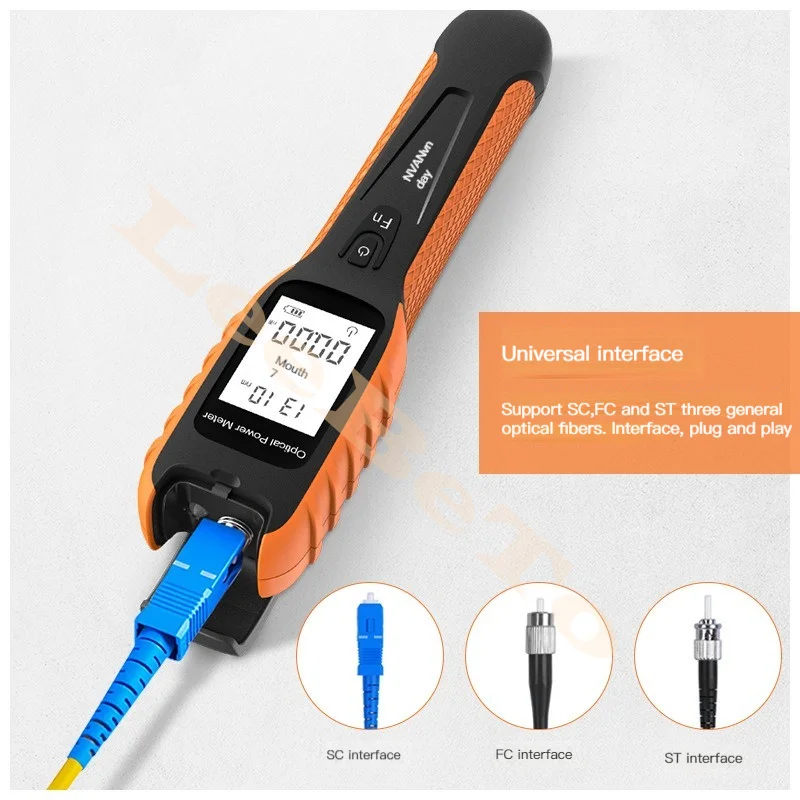 2 in 1 Fiber Optical Power Meter -70 to 10dBm Patch Cord Cable Tester Tool FC/ST/SC Red Light Pen 5-30km Visual Fault Locator