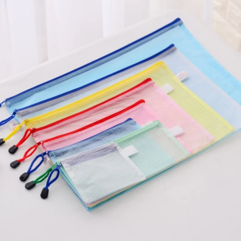 1pc A4 A5 A6 Waterproof Document Bag Filing Pocket Folder Bag for Office School File Folder Supplies