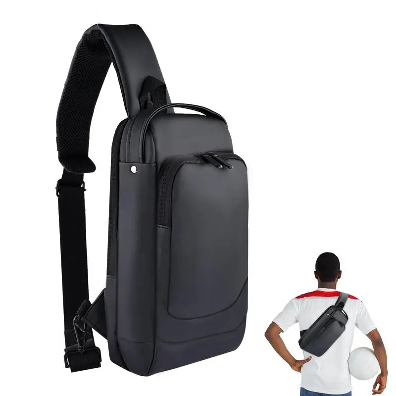 

Сумка-мессенджер для игровой консоли, Противоударная нагрудная сумочка на плечо, аксессуары для хранения, с регулируемым ремешком