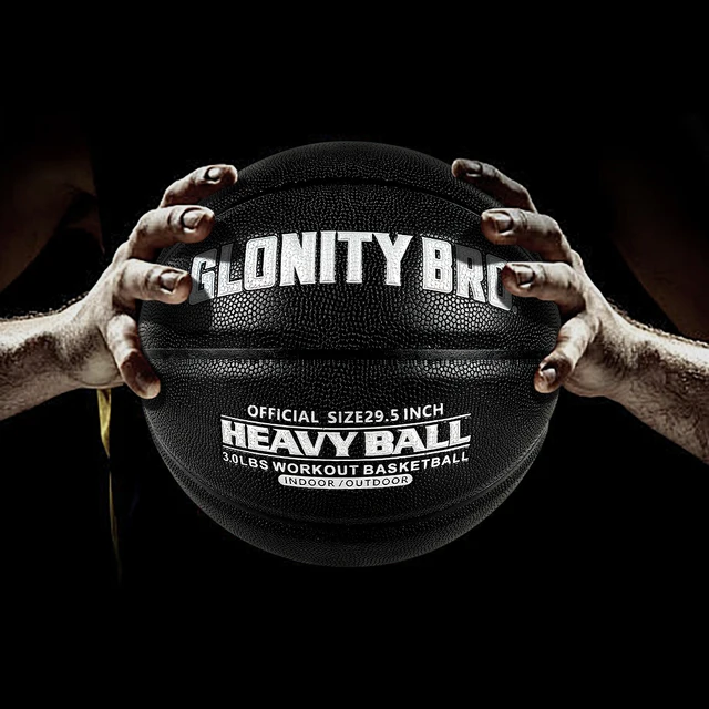 Aggravated Basketball 3lbs Size 7 Indoor Outdoor Special Training Heavy Ball for Improving Ball Handling Dribbling Passing Skill