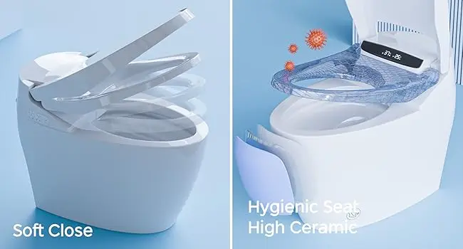 soft close and hygienic seat