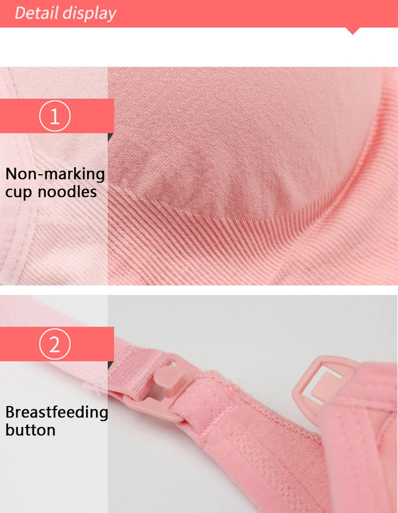 Nursing Bras Without Bones Maternity Pregnancy Mother Clothes Prevent Sagging Breastfeeding Women Breathable Lactancia Feeding B