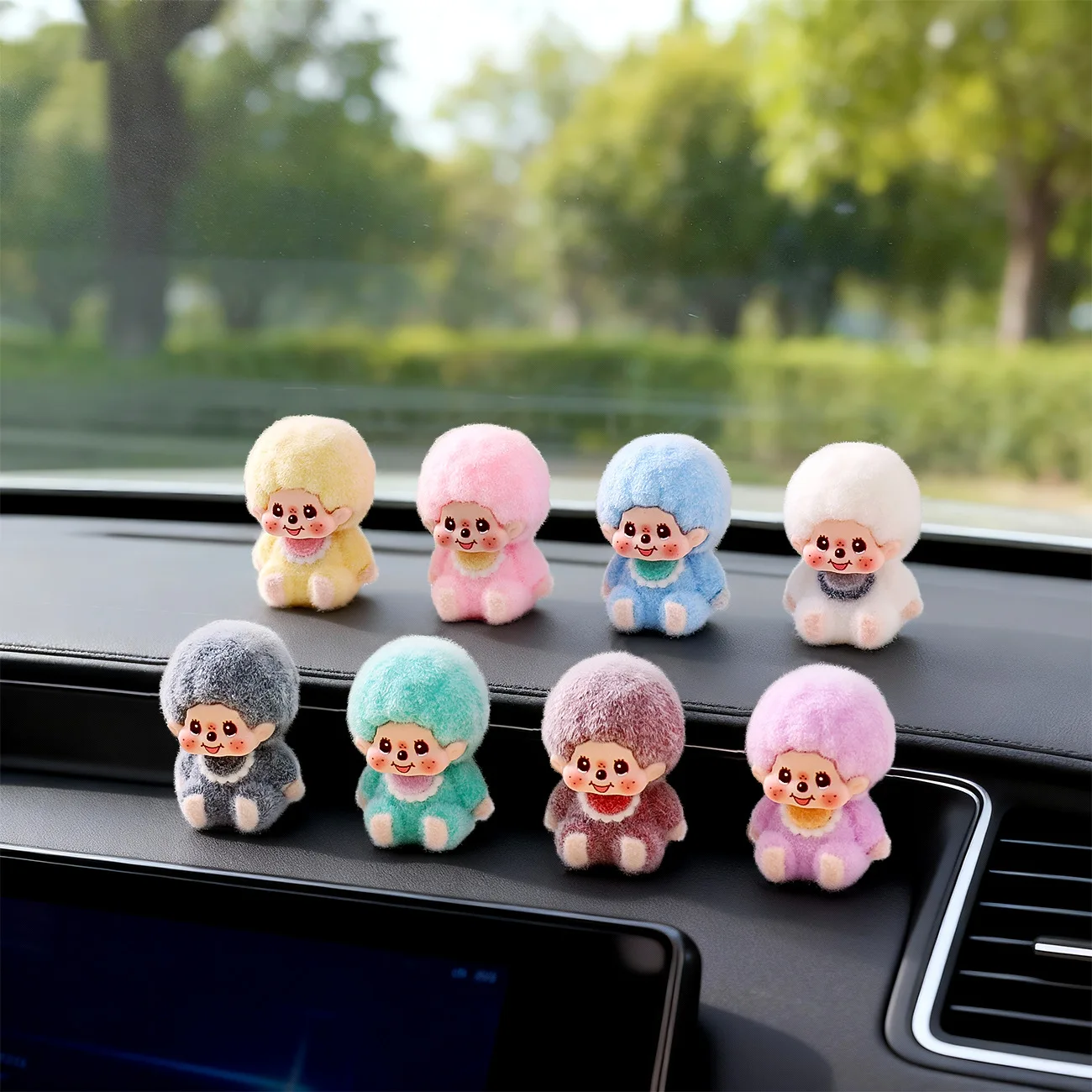9pcs/Set Cute QiQi Figure Toy Baby Figurine Desktop Decoration Model Ornaments Toys Fans Christmas Gifts - 2