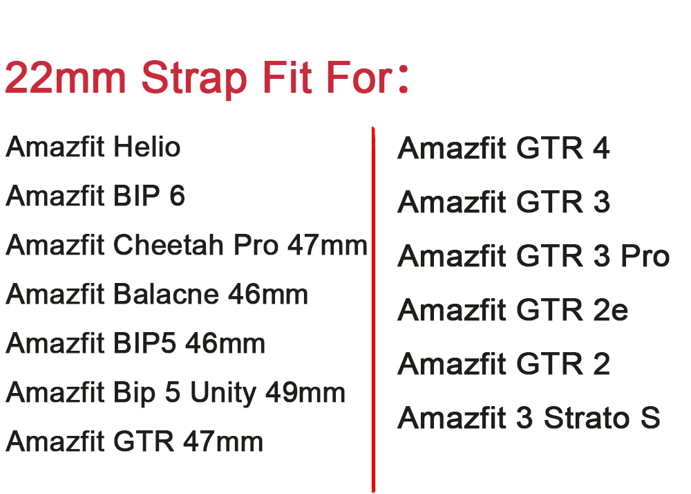 Universal 22mm Nylon Sport Band - Premium Wrist Strap