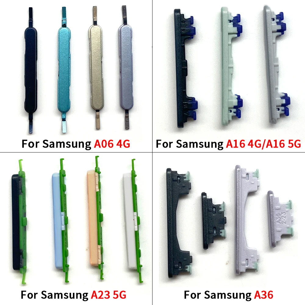 삼성 A06 A16 A26 A36 4G 5G 사이드 키 전원 및 볼륨 버튼 교체 부품 신제품