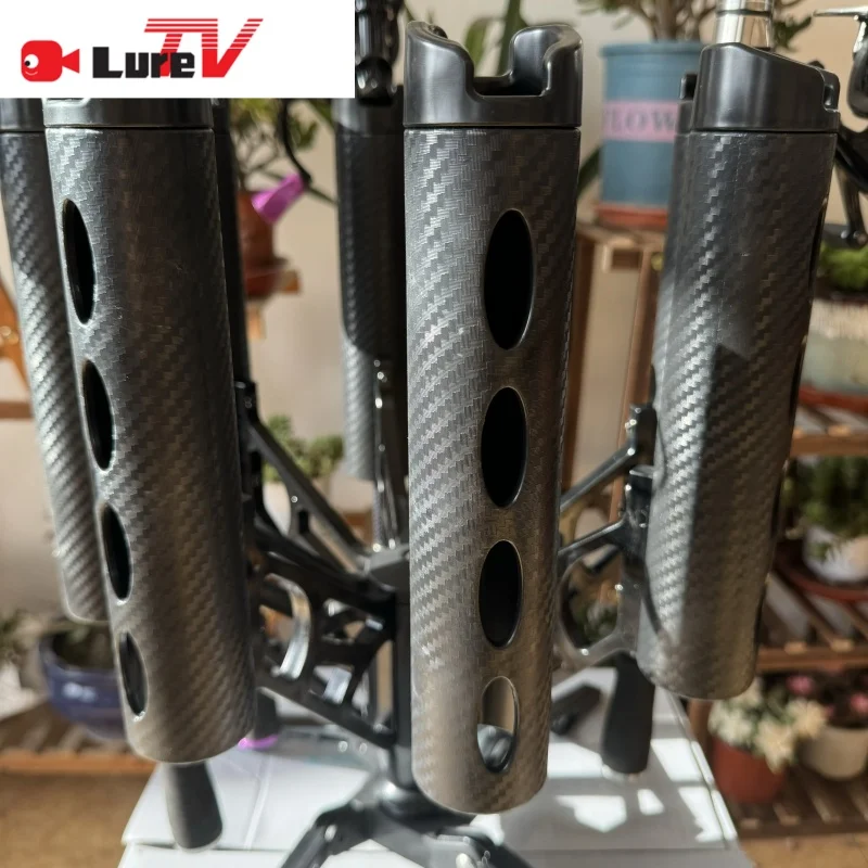 Luretv-ポータブルおよびハンドヘルド回転ロッドスタンド、7穴 Luretv-ポータブルおよびハンドヘルド回転ロッドスタンド、7穴
