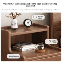 Table de chevet multifonctionnelle pour la maison, petite armoire de rangement étroite pour chambre à coucher 6