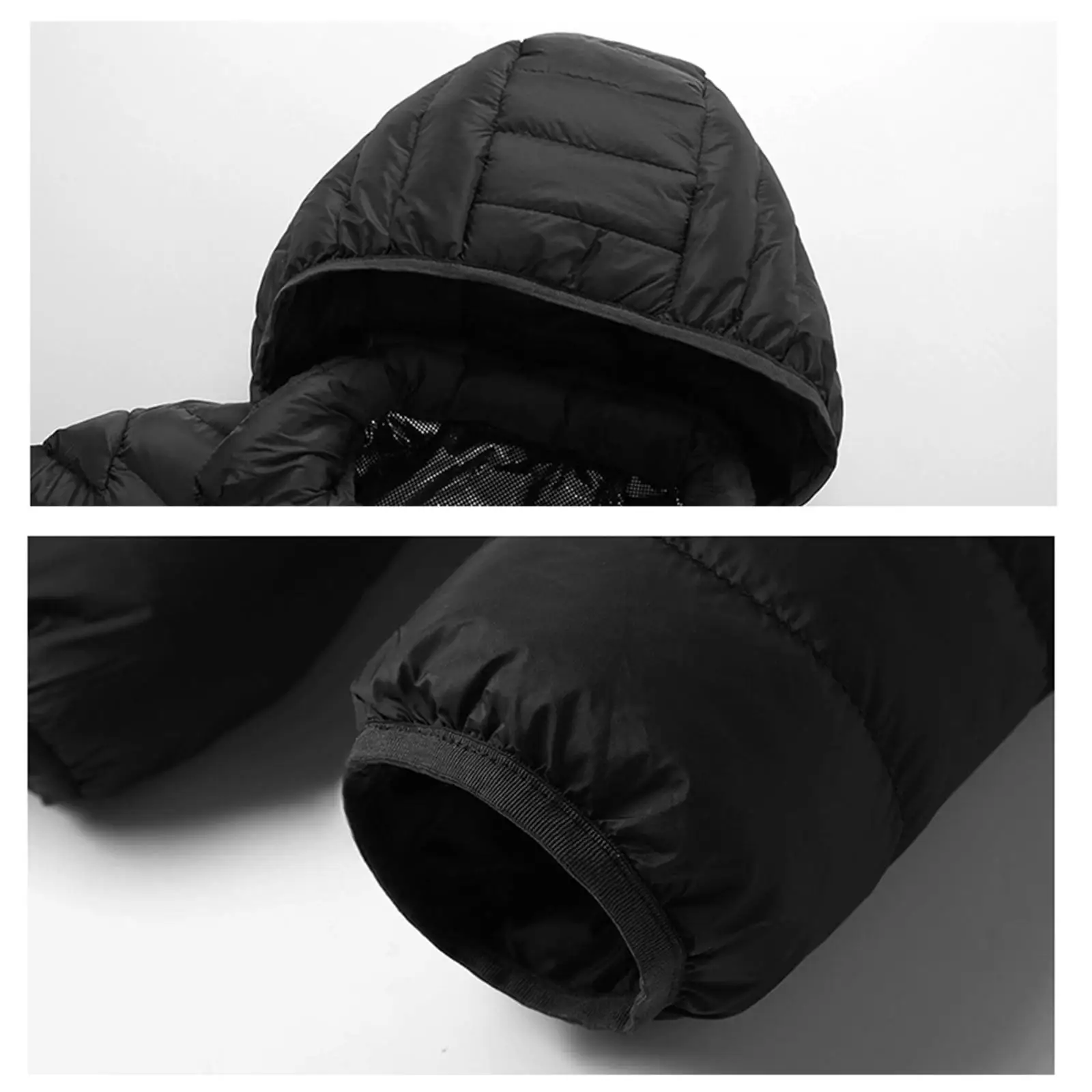 Fashion Heated Jacket Winter Windproof Hooded Coat Lightweight Thermal Warming Washable Outerwear for Camping Skiing Men Women
