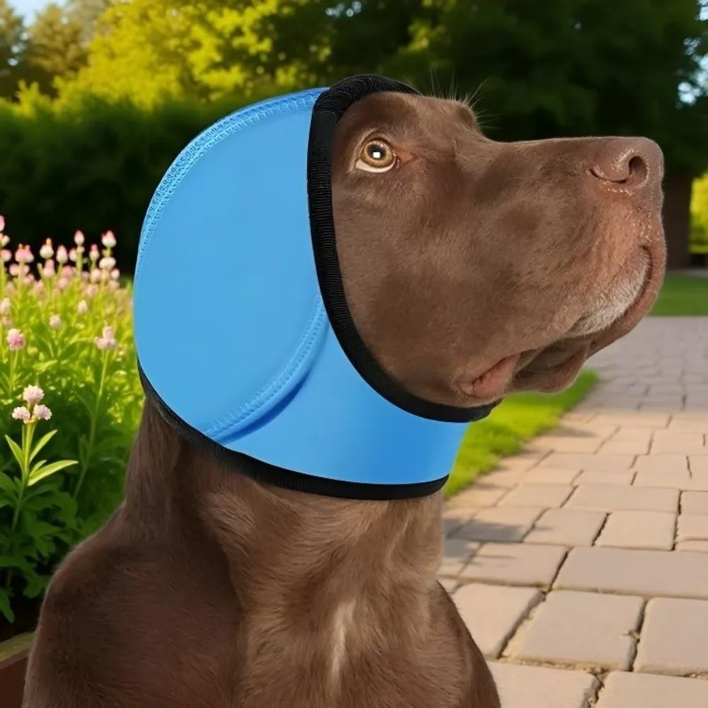 Noise Reduction Dog Ear Covers Anti-Noise Hearing Protection Dog Calming Earmuff Soft Warm Adjustable Pet Ear Muffs Pet Supplies