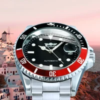 WINNER Classic Mechanical Watch for Men Luminous Stainless Steel Band Luxury Brand Fashion Business Automatic Mens Watches Gifts 4