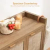Shoe Storage Cabinet, 30 Pairs Rattan Shoe Cabinet Storage for Entryway, 6-Tier 41" Tall Shoe Cabinet Storage, 6