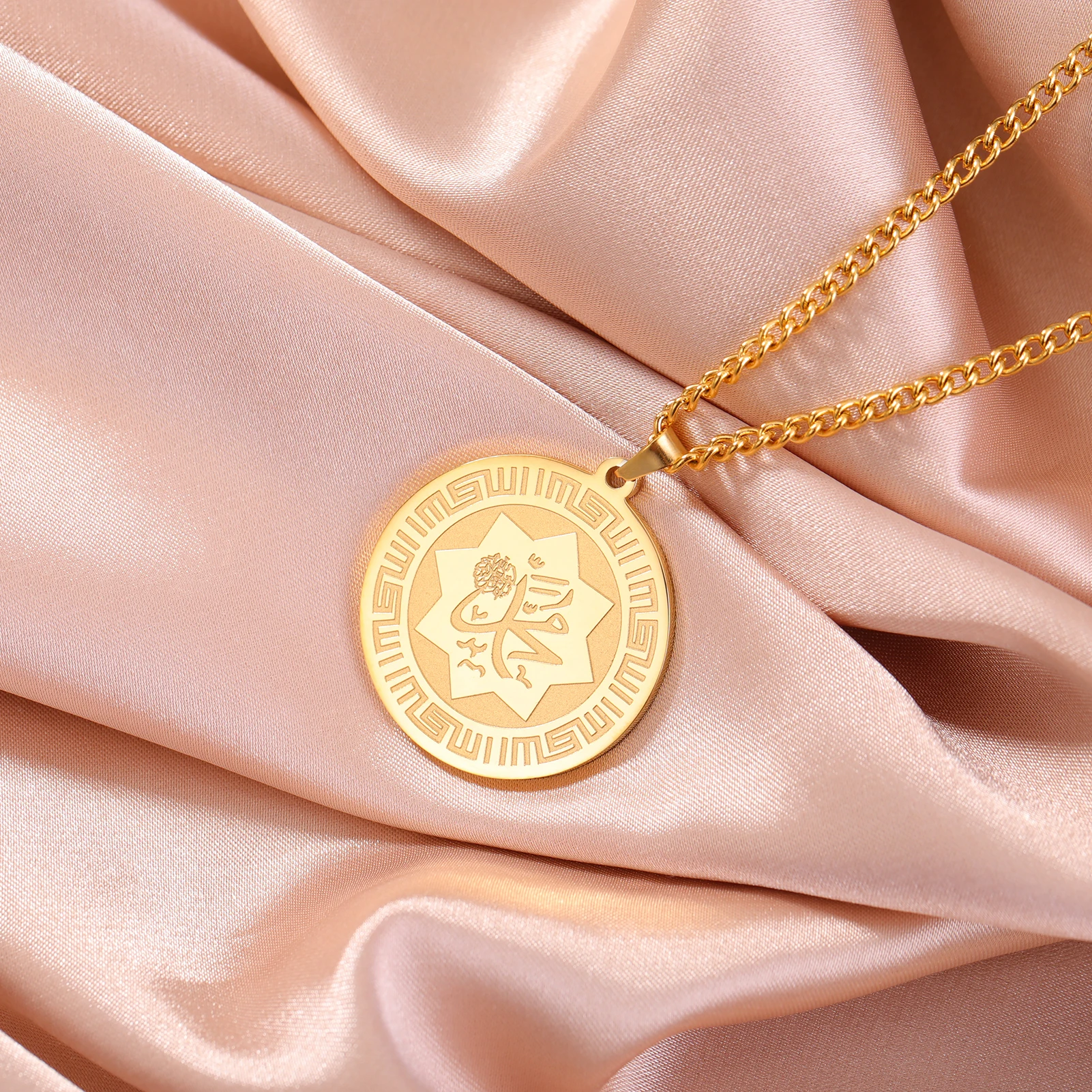 Vassago-Vintage-Octomom-Pendant-Necklace-Stainless-Steel-Men-s-Round ...