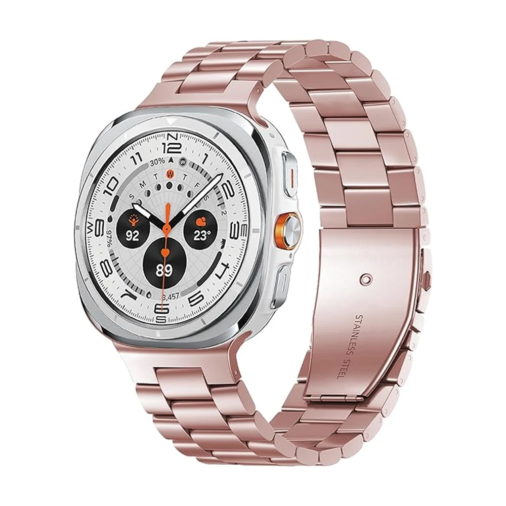 Elegant Stainless Steel Metal Strap