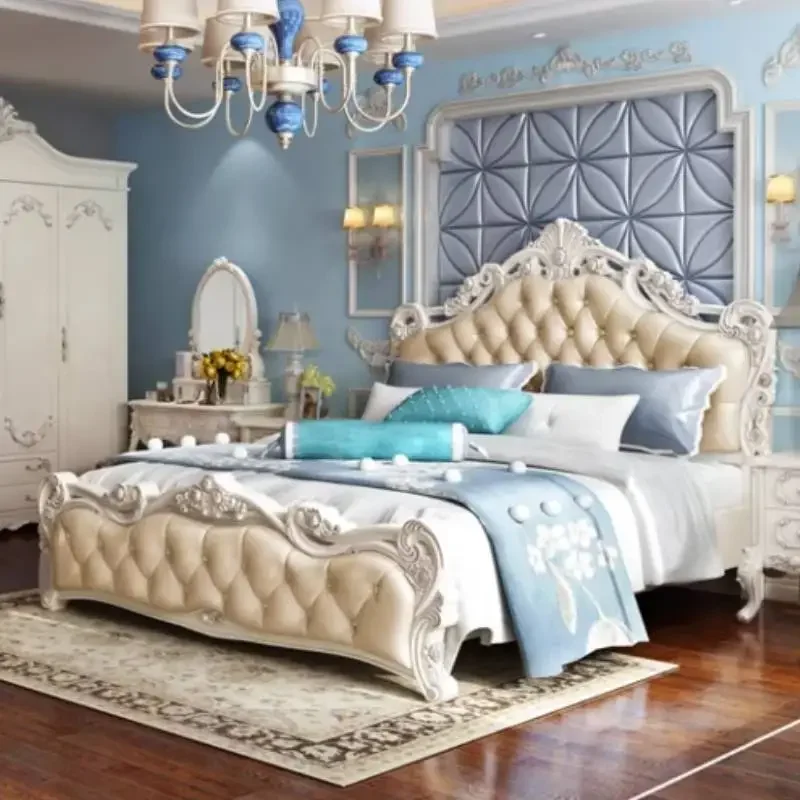 Sex Design Bed Bedroom King Size Queen Double Storage Luxury Multifunctional Bed Sleeping Princess Muebles Trendy Furniture Home