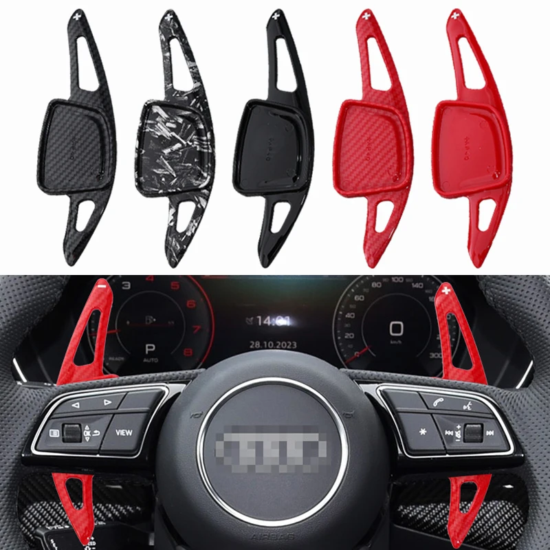 Paddle Shift Für Audi A3 A4 S4 A5 S5 A6 S6 C8 A7 S7 4K A8 Q8 E-tron Sportback 2020-2023 2024 Auto Lenkrad Paddle Shifte
