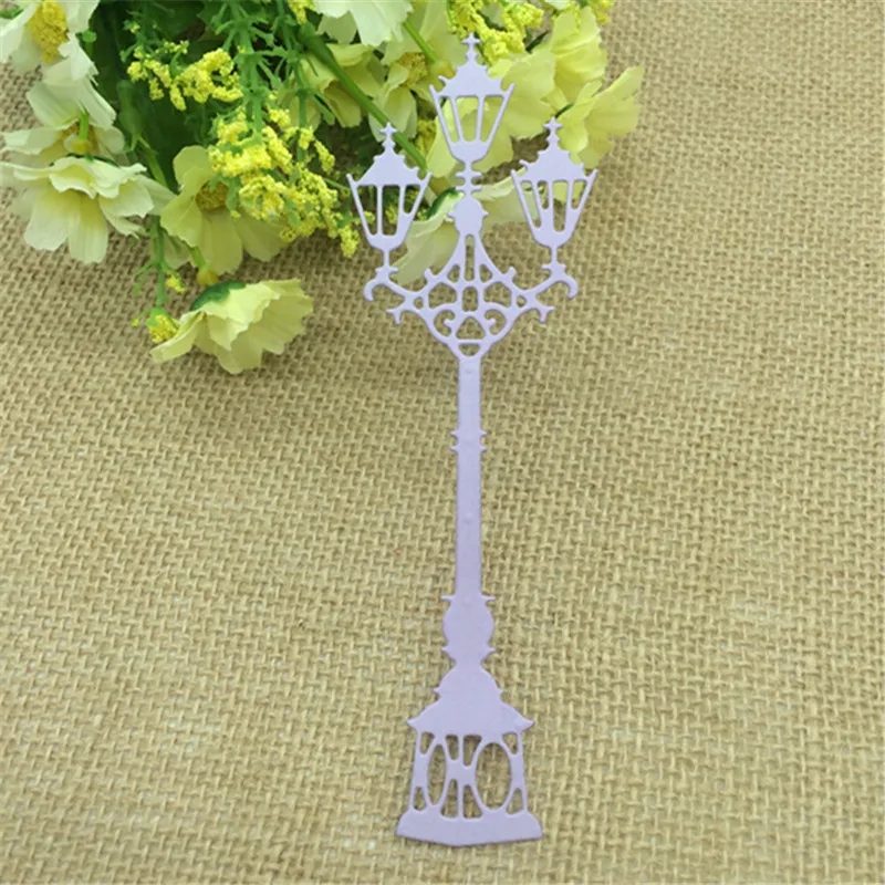 가로등 금속 절단 다이 키 체인 셰이커 하트 종이 키 체인, 스크랩북 종이 공예 카드 펀치 아트 나이프 커터