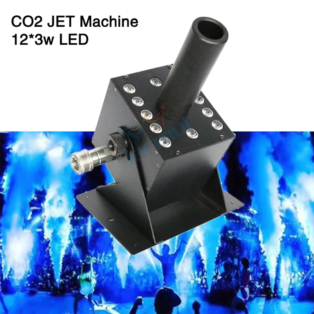 Stage Special Effects DMX 12*3w LED CO2 Jet Cannon DJ Equipment CO2 JET