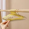 5pcs Pet Apparel Hangers Small Metal Clothes Hanger for Dog Cat Puppet Doll Pet Store Clothes Support Gold Color Mini Hanger 3