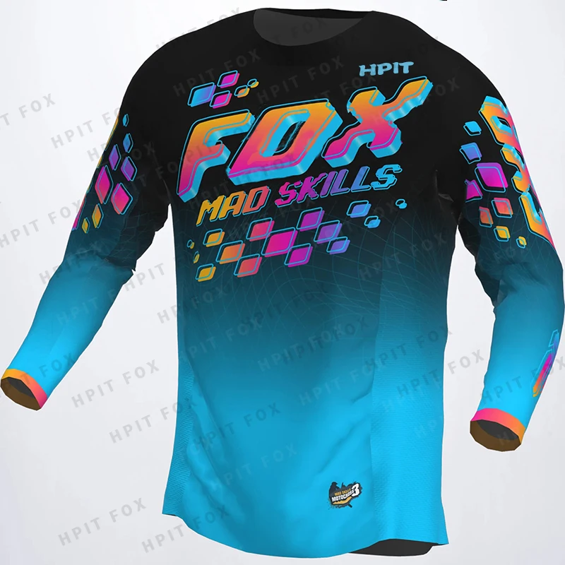 Men's Downhill Jerseys Mountain Bike MTB Shirts Offroad DH Motorcycle Jersey Motocross Sportwear Clothing Hpit Fox cycling jersey,motocross jersey