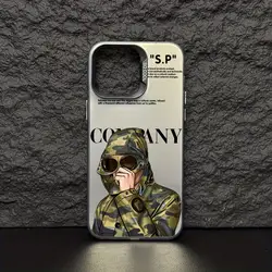 C - ComPanys Cool Man C - Cp - S Hip - Hop Magnetic IMD Colorful Silver Phone Case for iPhone 15 Plus (Black10)
