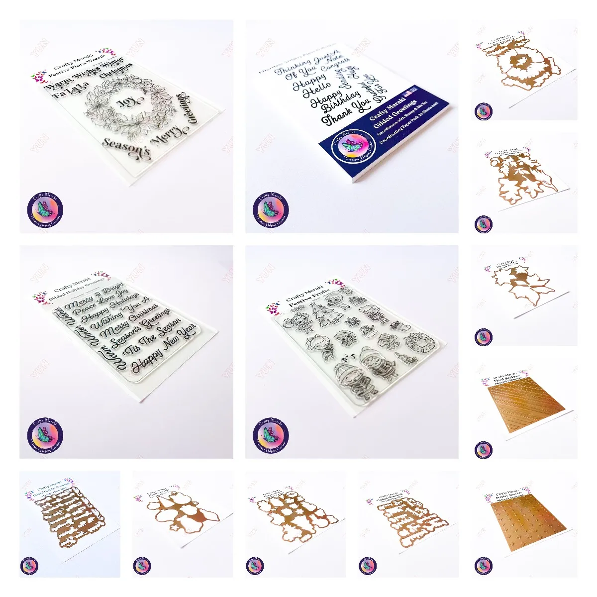 

Evergreen Elegance Stellar Sparkle Hot Foil Plate Jewels Metal Cutting Dies Stamps Stencil DIY Scrapbook Handmade Greeting Cards