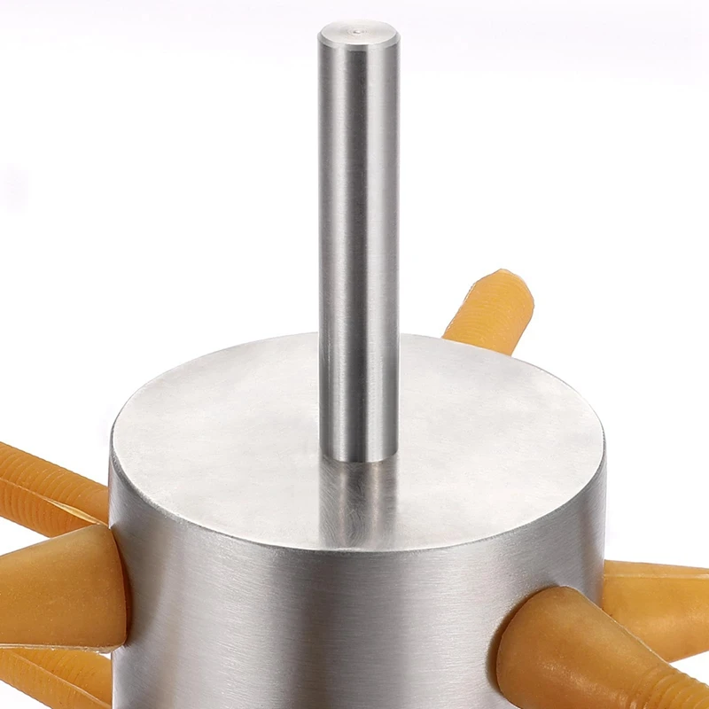 Stainless Steel Chicken Plucker Drill Attachment Chicken Feather Removal Plucker Machine 18-Fingers Chicken Plucker