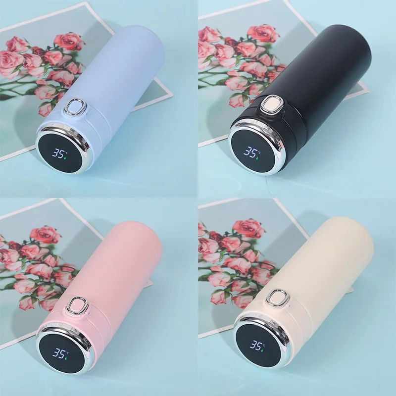 ترمس ذكي ستانلس ستيل شاشة LED ٤٠٠مل