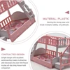 Double Princess Bed Play House Accessories Included Large Size Double-decker Princess Bed 1/12 Furniture  Bed Toy Accessories 3