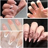 Nail Stamping Plates Pure Clear Jelly Nails Art Stamper Scraper Set Print Silicone Marshmallow Design Manicure Accessories Tool 6