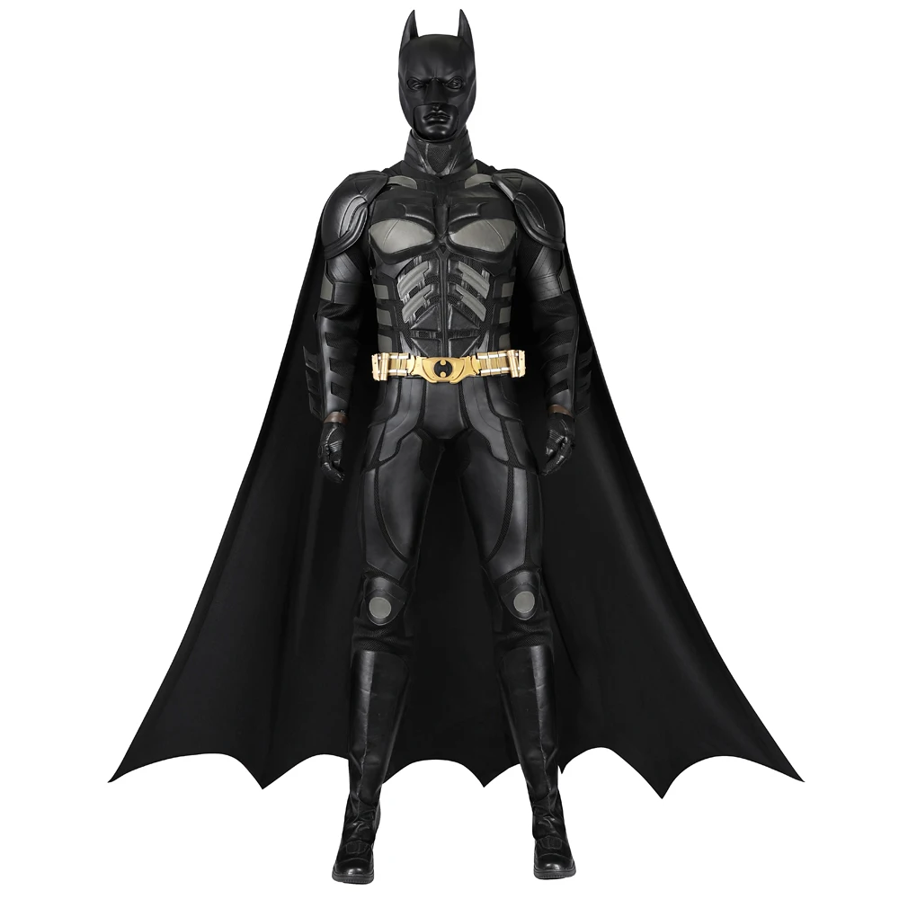 Superhero Bruce Wayne High Quality Movie Dark Knight Bat Cosplay Battle  Costume Outfit Man Vest Cloak Mask Halloween Carnivl - AliExpress, image size:1000x1000