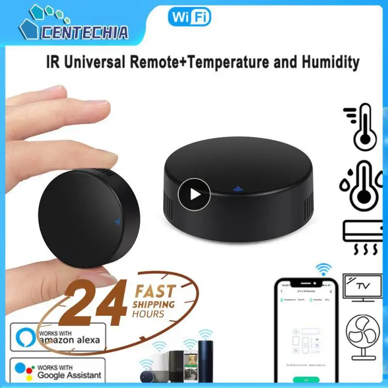 

1~10PCS Ir Remote Controller Voice Control Wifi Wireless Remote Control Switch Universal Temperature And Humidity Sensor 3 In1