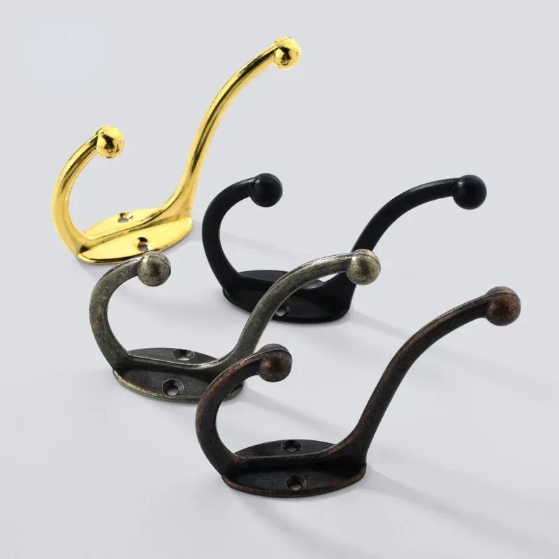 1pcs Antique hook alloy cabinet furniture hardware decoration fitting room bronze home decoration over the door hanger fittings
