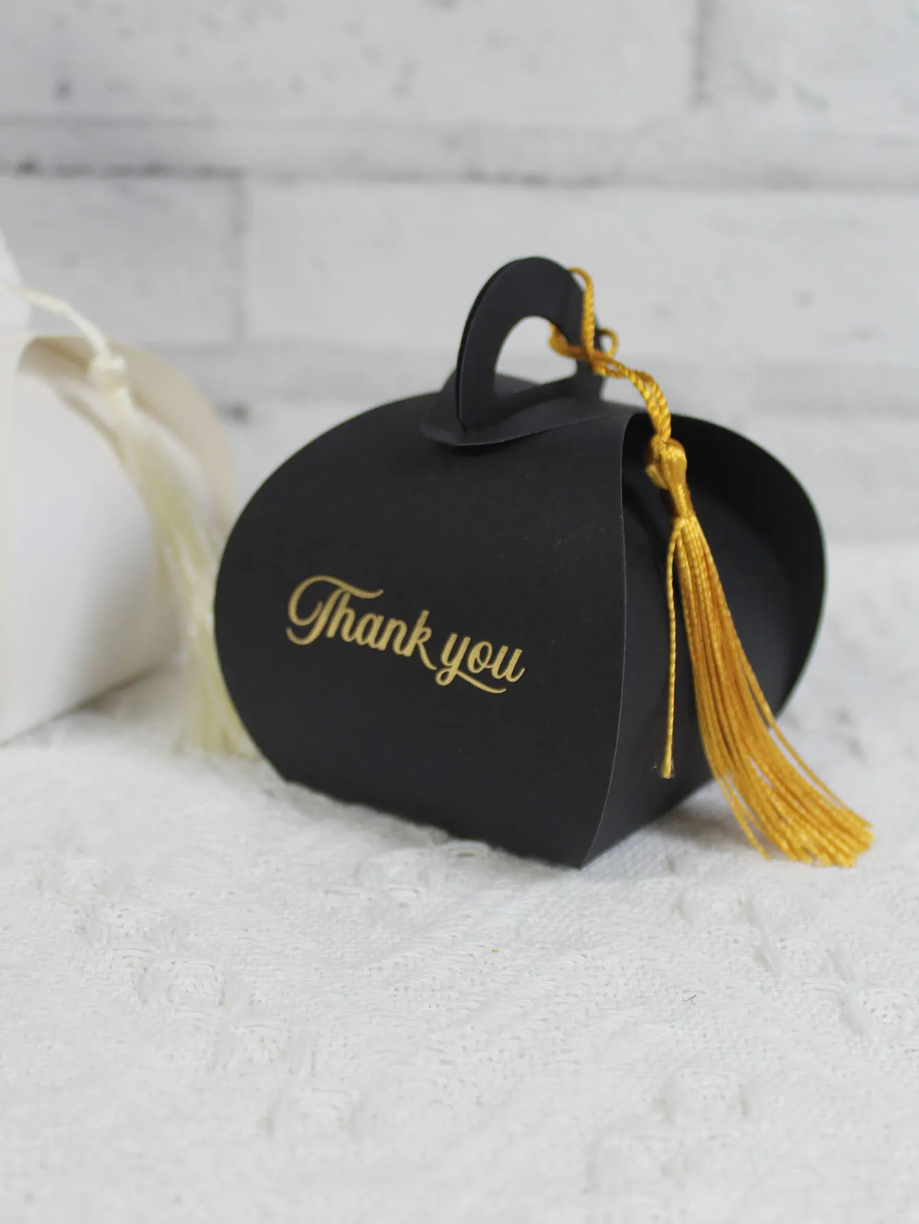 Elegant Tassel Bread Boxes Thank You Gift - Baby Shower Wedding Favors Chocolate Candy ... - SKU TBB01032 - UGI Packaging