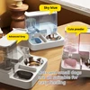 Cat automatic feeder, water dispenser, integrated cat food bowl, ceramic cat bowl, dog bowl, cat dog water dispenser, pet feeder