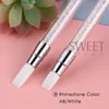 2pcs Double Head Silicone Nail Art Pen Carving Flower Sculpting Pen Adjustable Glue Stick Embossing Brush Professional Manicure 6