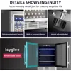 24 Inch Beverage Refrigerator, Beverage Cooler 180 Can Built-in Design, Under Counter Beer Fridge 6