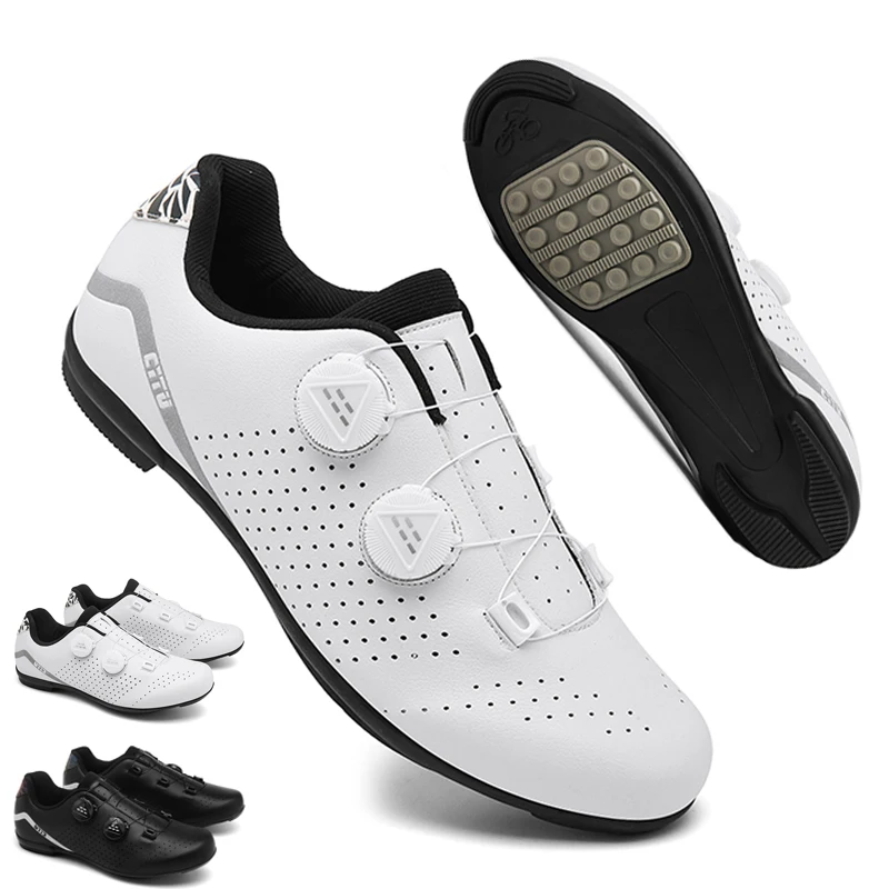 Chaussures de cyclisme vtt chaussures à crampons VTT chaussure à pédale plate hommes respirant léger course spd vitesse vélo chaussures de plein air homme  18
