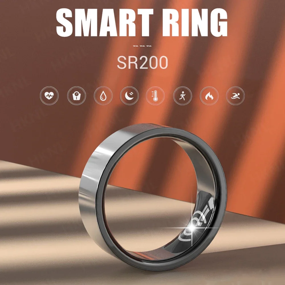 

2024 New Smart Ring Intelligent Body Temperature Multifunctional Sleep Health Monitor Waterproof Fitness Tracker Digital Ring M1