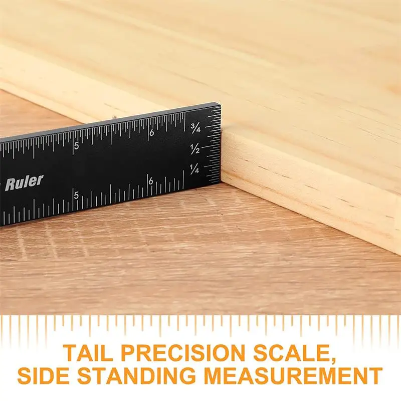 Vintage Collectible Wooden FOLDING EXTENSION RULER W/Sliding Insert Mini  Ruler