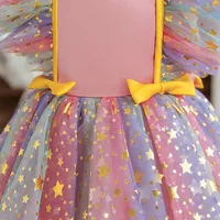 Robe de princesse K-Pop Hunters Zoey Mira Rumi pour filles, robes de fête d'anniversaire pour enfants, vêtements en Tulle sans manches pour enfants de 1 à 5 ans 6