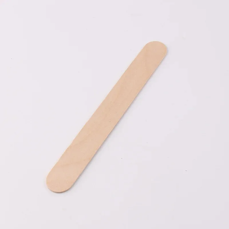 100 Pieces Disposable Wood Stick Beauty Spatulas Log Hair Removal Wax Coating and Scraping Tool Eyebrow Trimming Wooden Stick 6