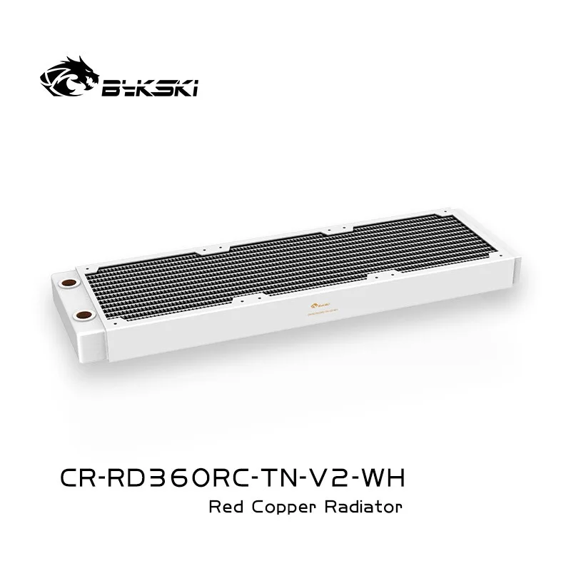 Bykski-radiador de Cobre para Refrigeração pc Refrigerador de Água Dissipador Branco Espessura 30 mm g1 Fio Ventilador 12cm 120 mm 360 mm 240 mm 480 mm - Imagem 5