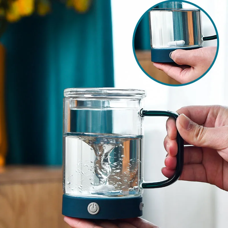 Cană magnetică electrică reîncărcabilă USB, cu amestecare automată, cu agitare inteligentă, pentru cafea și lapte, cadouri pentru acasă_voghion.com